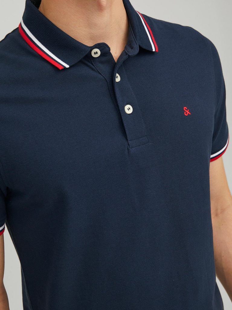 JJEPAULOS POLO SS NAVY BLAZER