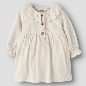 NBFLOBA LS LOOSE BODY DRESS TURTLEDOVE - Image 4