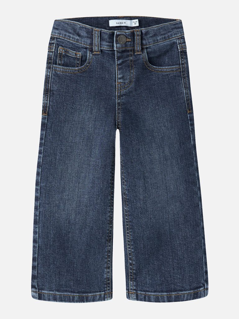 NMFROSE WIDE JEANS DARK BLUE DENIM