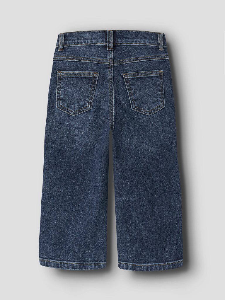 NMFROSE WIDE JEANS DARK BLUE DENIM
