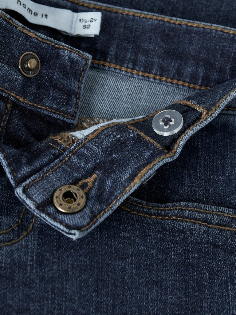 NMFROSE WIDE JEANS DARK BLUE DENIM
