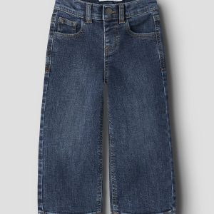 NMFROSE WIDE JEANS DARK BLUE DENIM - Image 4