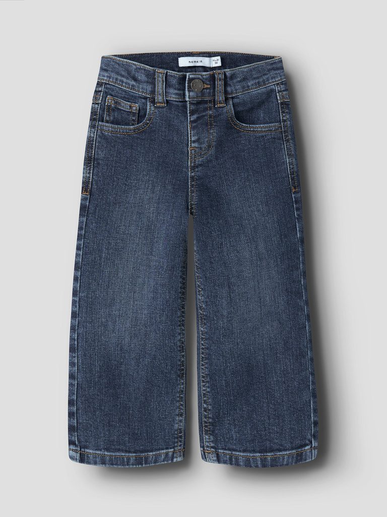 NMFROSE WIDE JEANS DARK BLUE DENIM