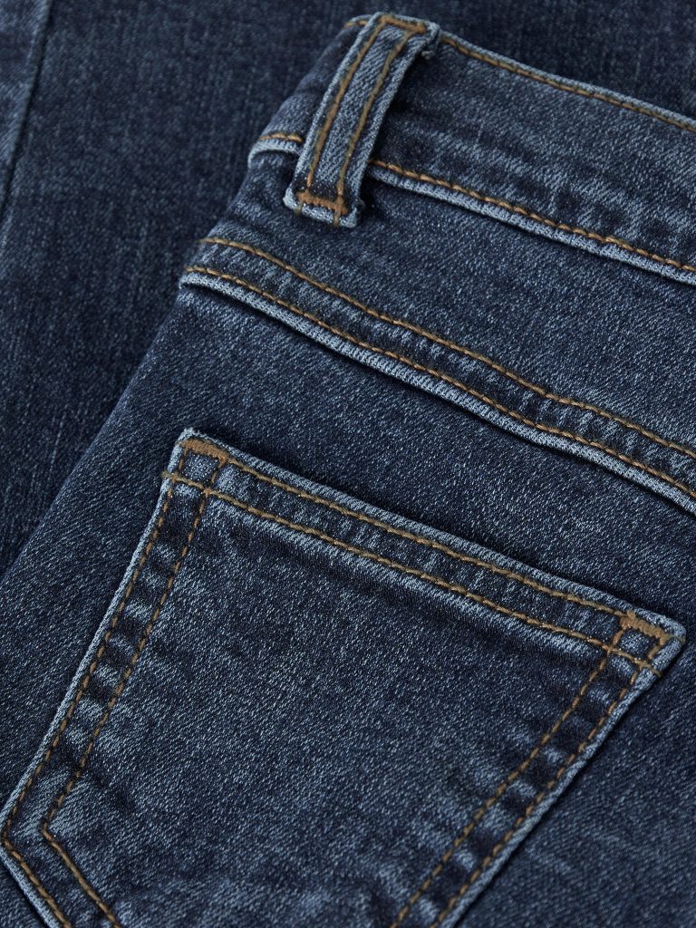 NMFROSE WIDE JEANS DARK BLUE DENIM