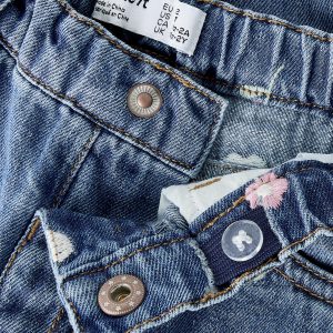 NMFBELLA BARREL EMB JEANS MED BLUE DENIM - Image 3