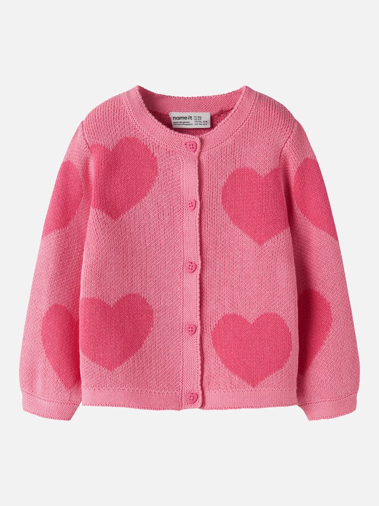 NMFLIANAX LS KNIT CARD FLOWERING GINGER