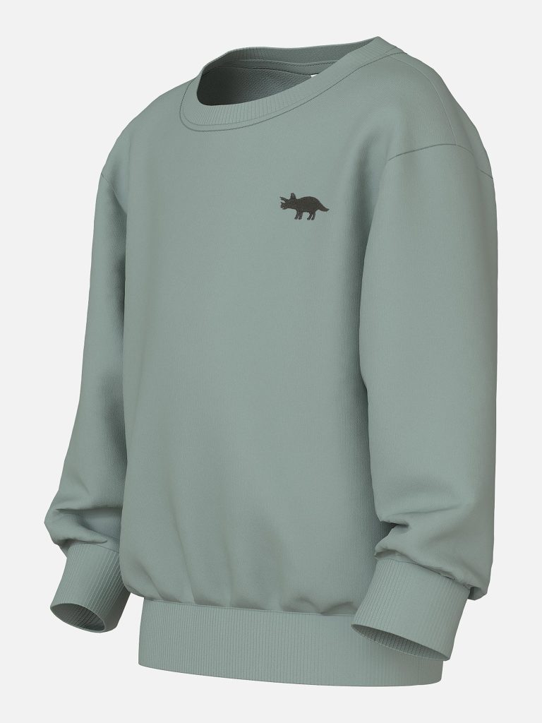 NMMVALLEN SWEAT GREEN DINO