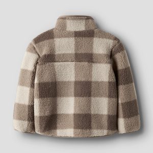 NMMMONICO SHERPA JACKET CHECK FOSSIL - Image 2