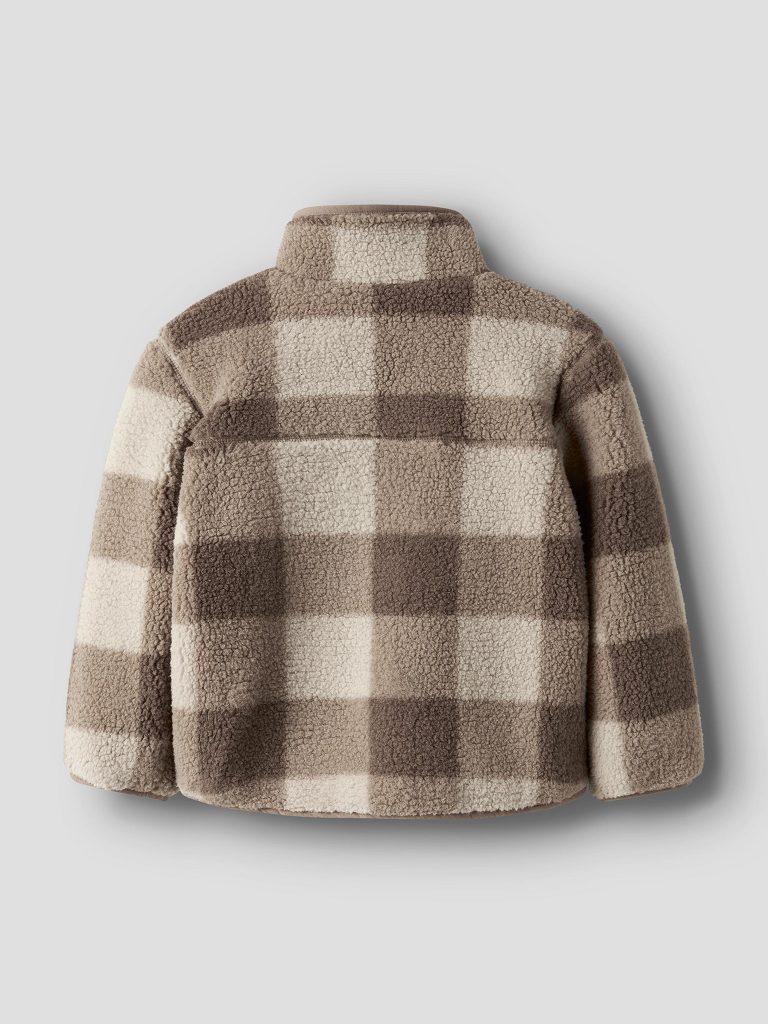 NMMMONICO SHERPA JACKET CHECK FOSSIL
