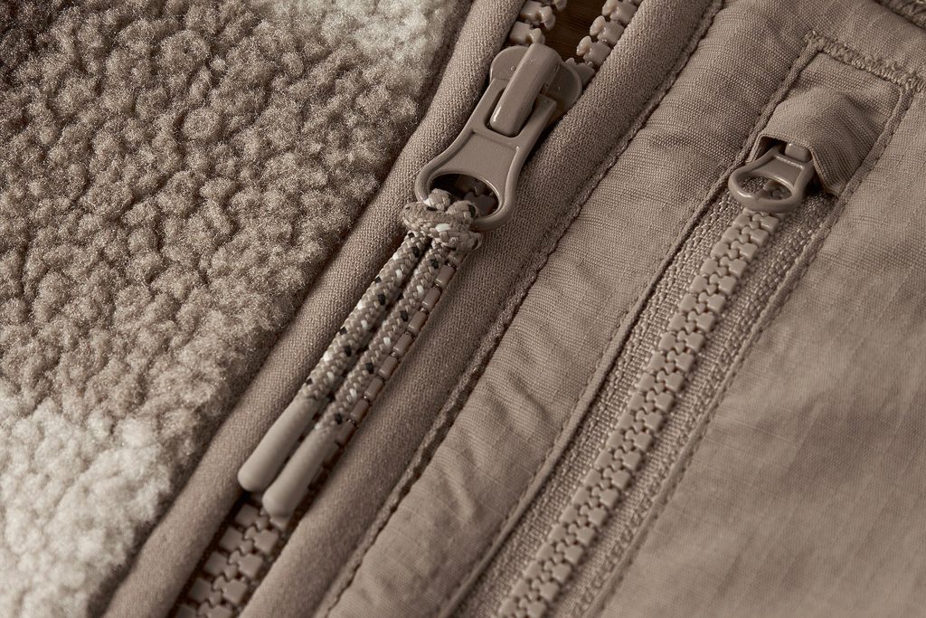 NMMMONICO SHERPA JACKET CHECK FOSSIL