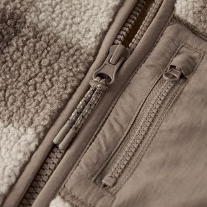 NMMMONICO SHERPA JACKET CHECK FOSSIL - Image 4
