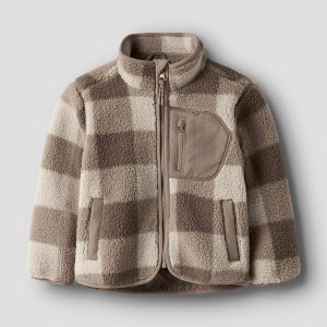 NMMMONICO SHERPA JACKET CHECK FOSSIL - Image 6