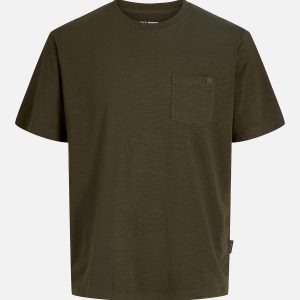JJEDOVER SLUB TEE SS ROSIN – Image 1