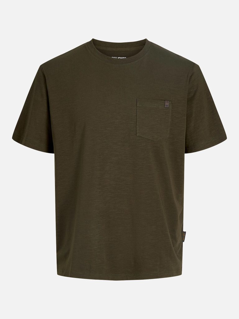 JJEDOVER SLUB TEE SS ROSIN