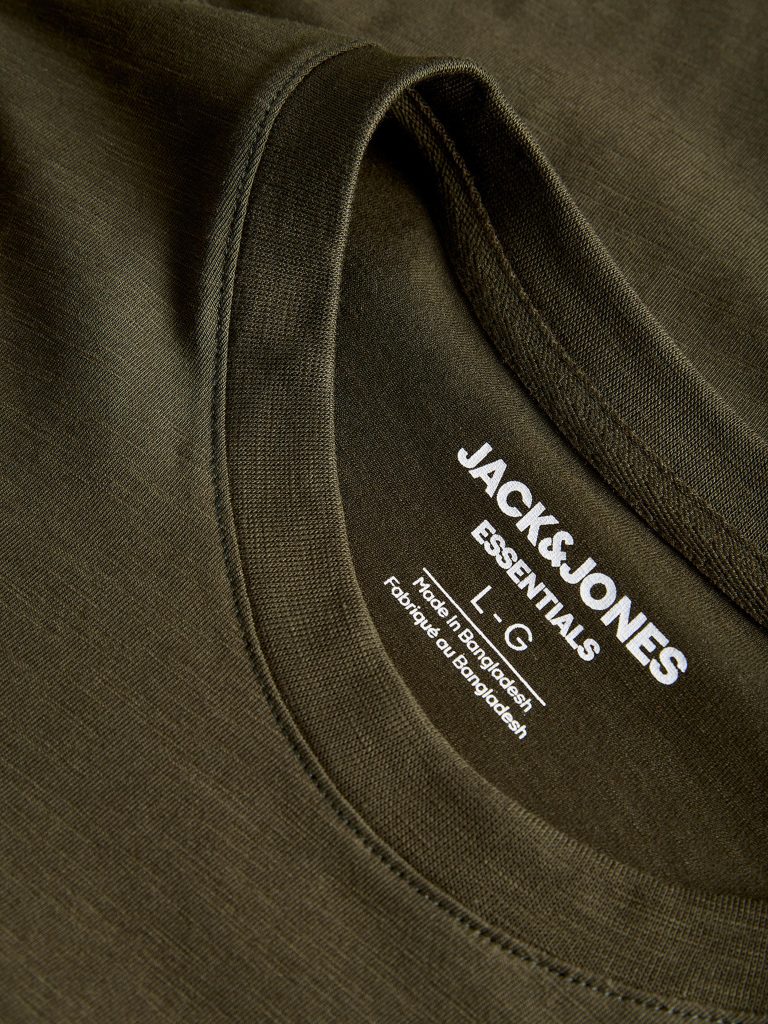 JJEDOVER SLUB TEE SS ROSIN