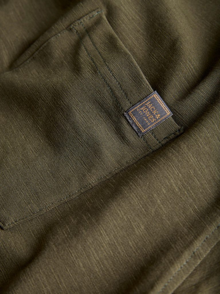 JJEDOVER SLUB TEE SS ROSIN
