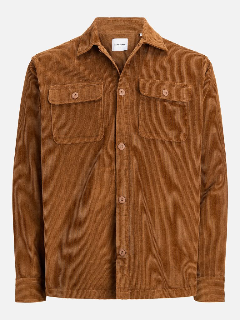 JJEREGENT CORD OVERSHIRT LS MONKS ROBE
