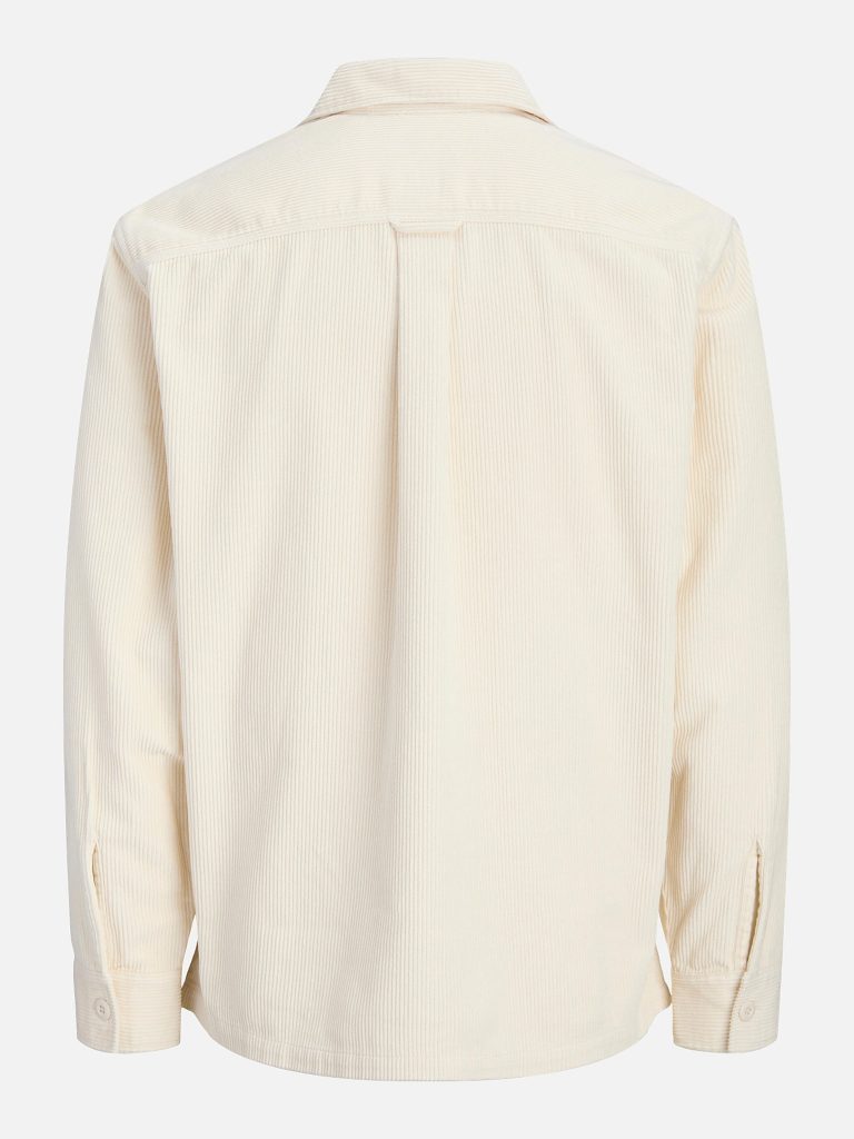 JJEREGENT CORD OVERSHIRT LS ANTIQUE WHITE