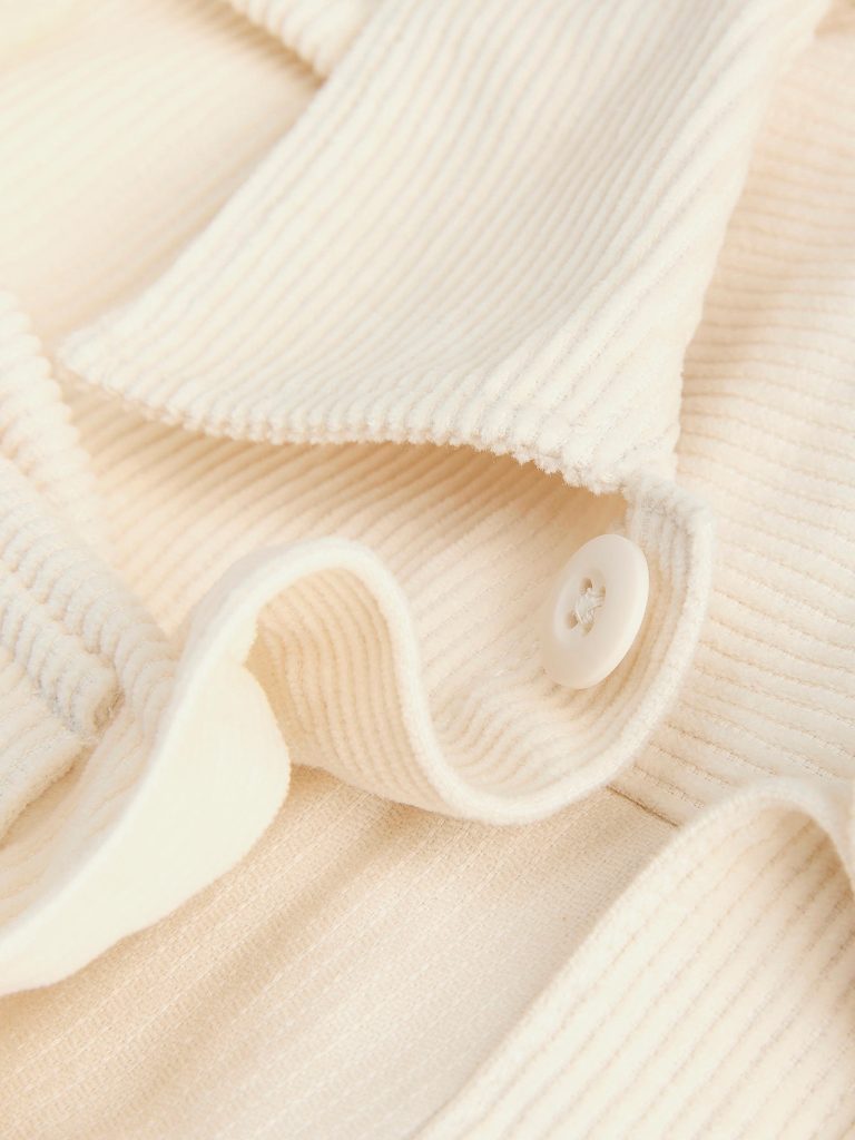 JJEREGENT CORD OVERSHIRT LS ANTIQUE WHITE