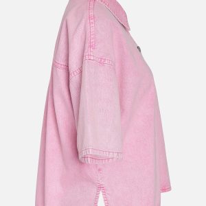 NMPOLLY 24 SLEEVE SHIRT BEGONIA PINK – Image 2