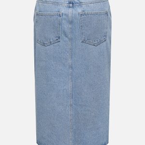 ONLBIANCA MIDI SKIRT REA LIGHT BLUE DENIM – Image 2
