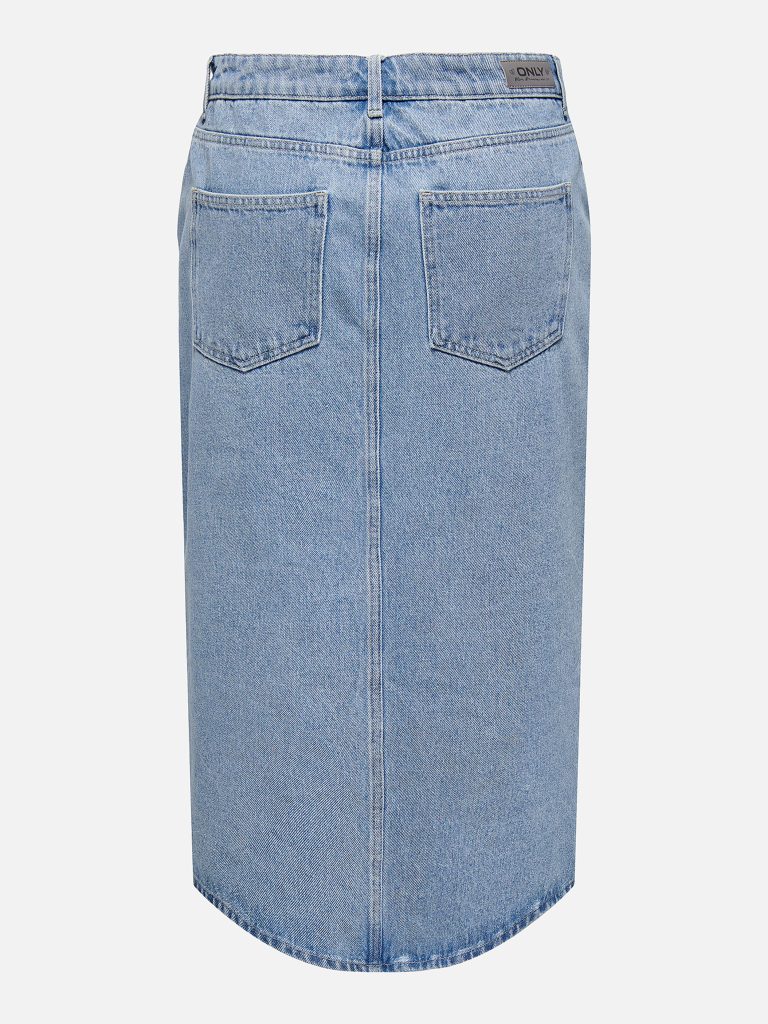 ONLBIANCA MIDI SKIRT REA LIGHT BLUE DENIM
