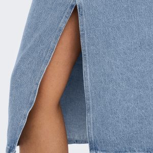 ONLBIANCA MIDI SKIRT REA LIGHT BLUE DENIM – Image 5