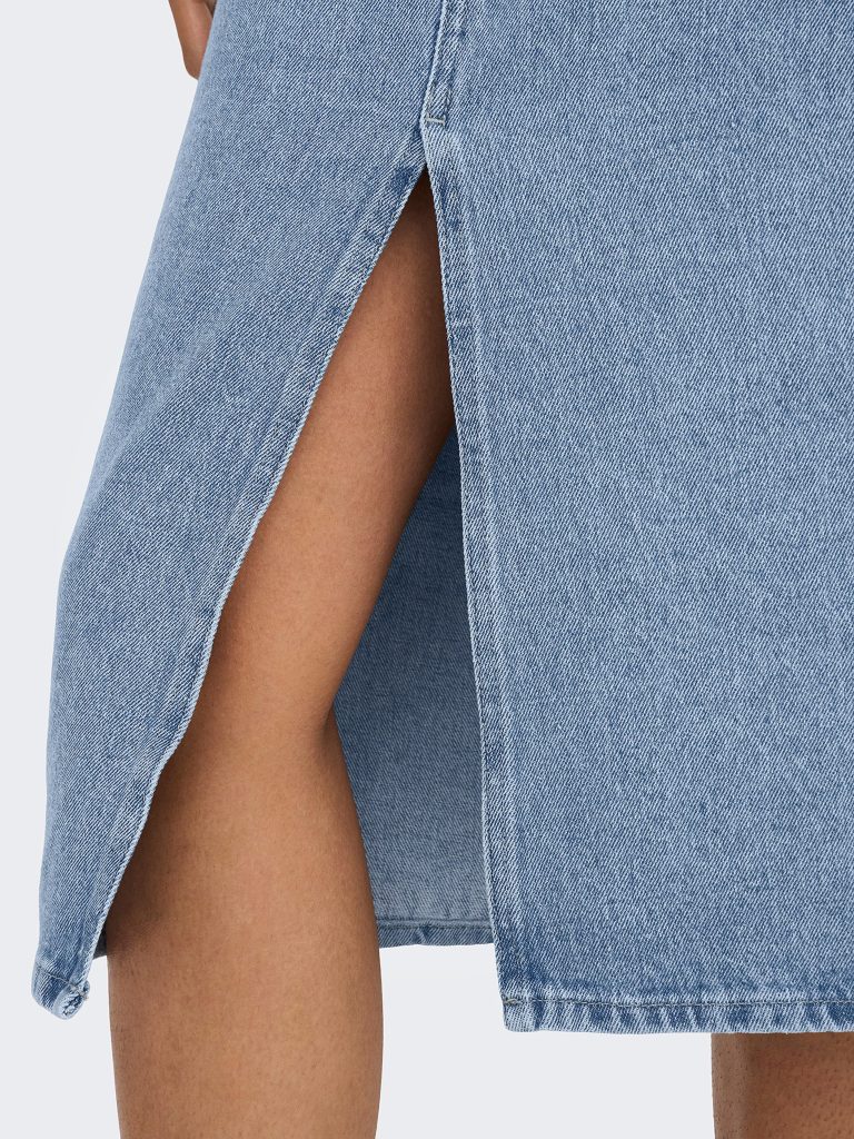 ONLBIANCA MIDI SKIRT REA LIGHT BLUE DENIM