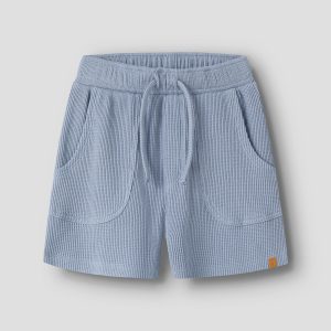NMMHARUN LOOSE SWEAT SHORTS DUSTY BLUE - Image 4
