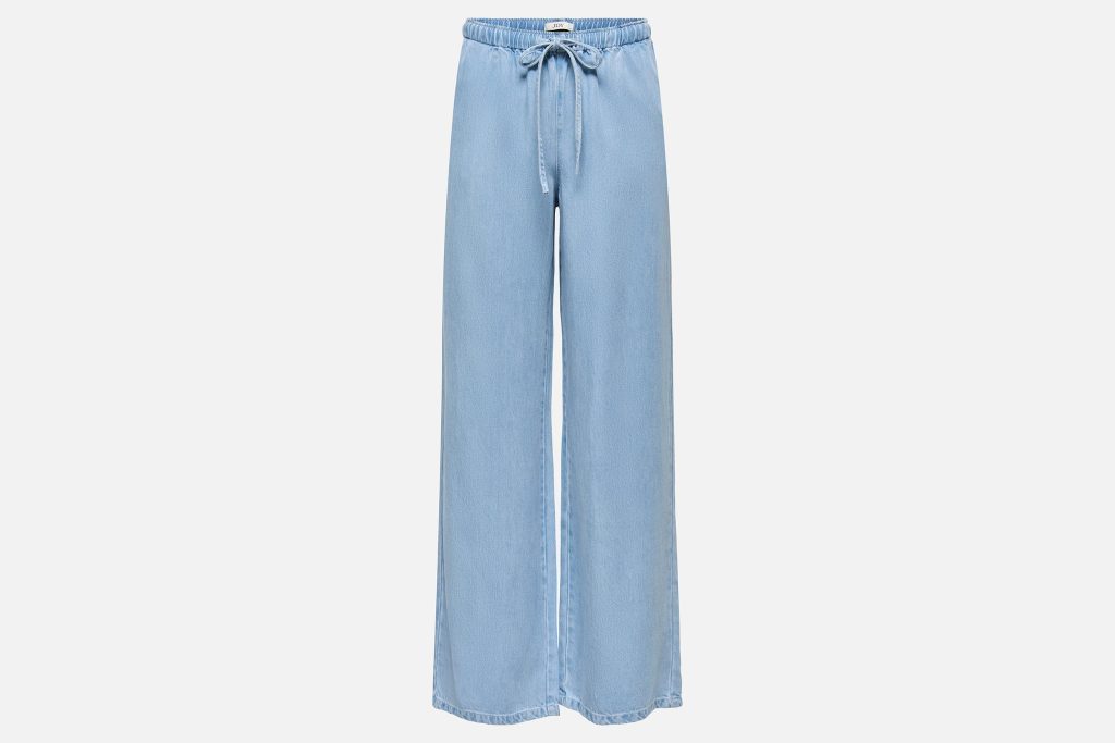 JDYMIRA MW WIDE STRING PANT LIGHT BLUE DENIM