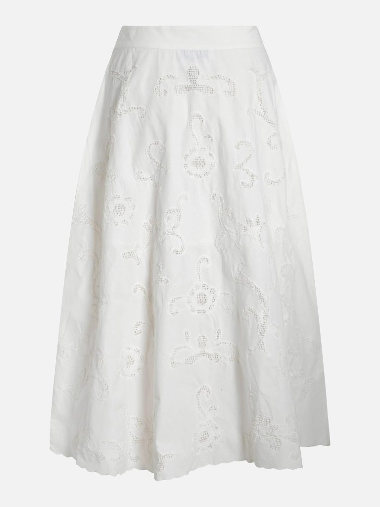 ROUAMELINE HW ANKLE SKIRT CLOUD DANCER