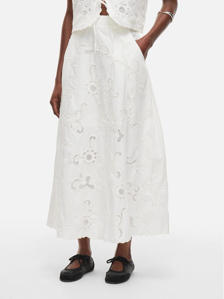 ROUAMELINE HW ANKLE SKIRT CLOUD DANCER