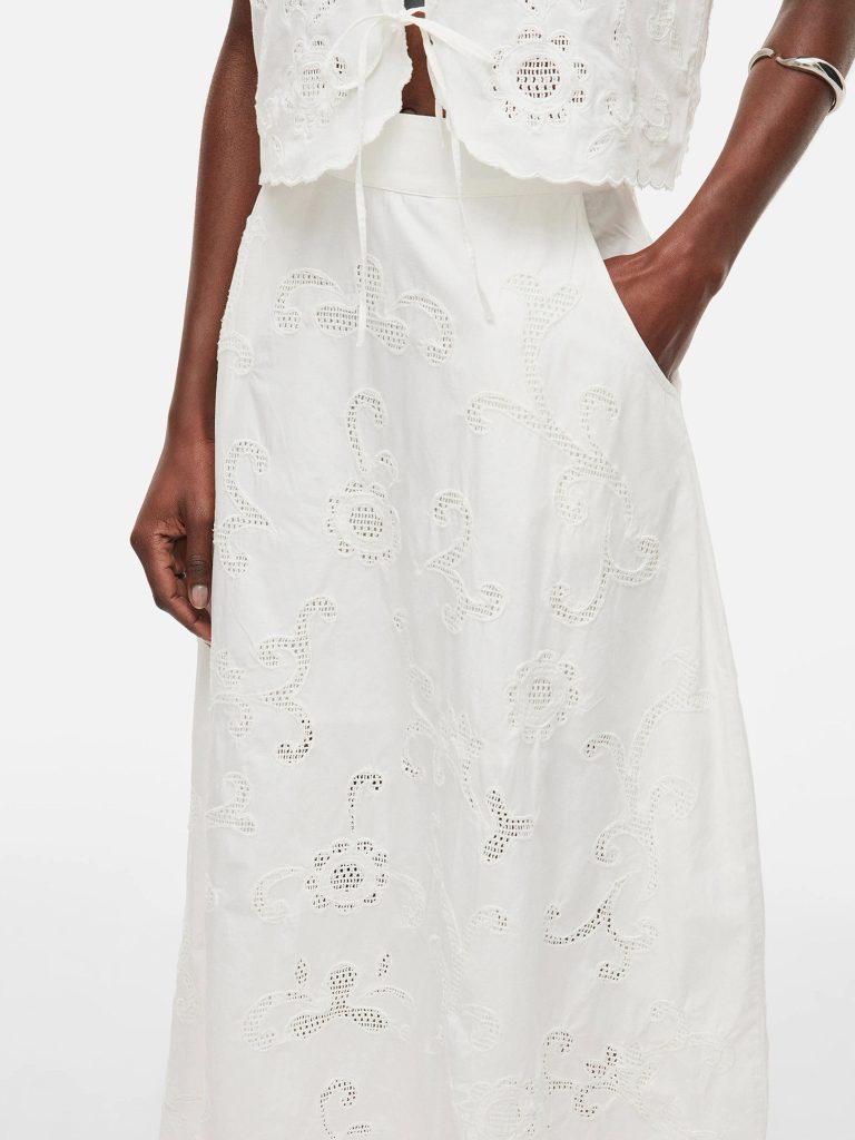 ROUAMELINE HW ANKLE SKIRT CLOUD DANCER