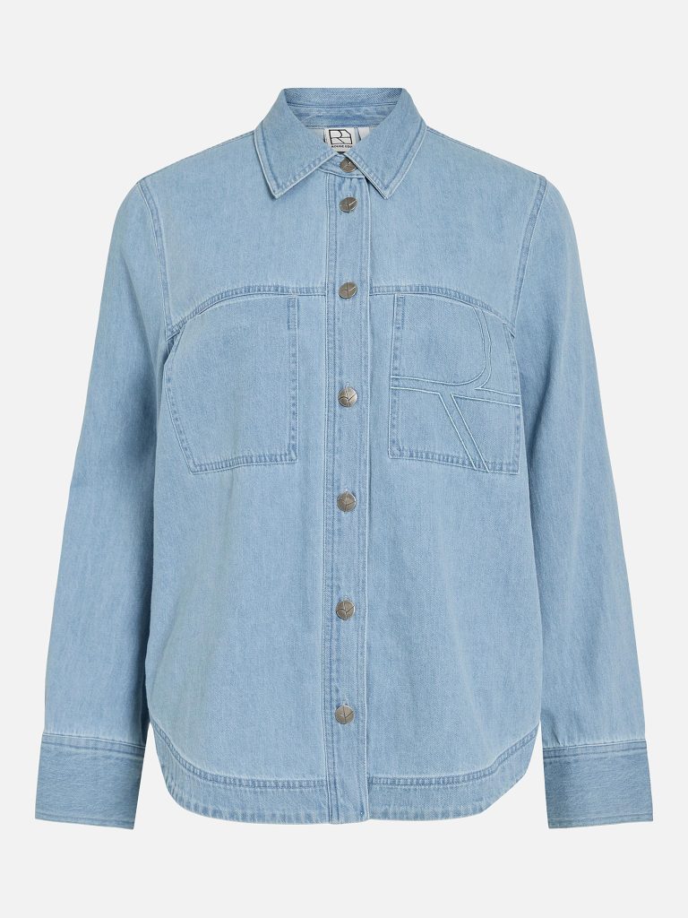 ROUFRANCIE MAE LS OVERSIZED SHIRT LIGHT BLUE