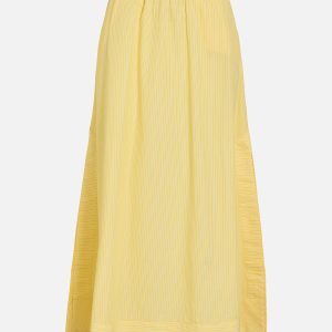 ROULINNE HW STRIPE ANKLE SKIRT FREESIA – Image 1