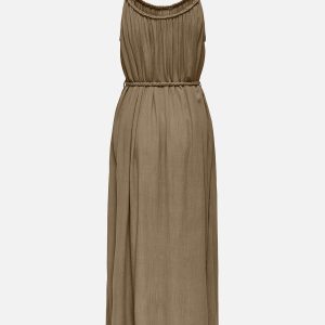JDYLIVA LIFE STRAP MAXI DRESS PETRIFIED OAK - Image 2