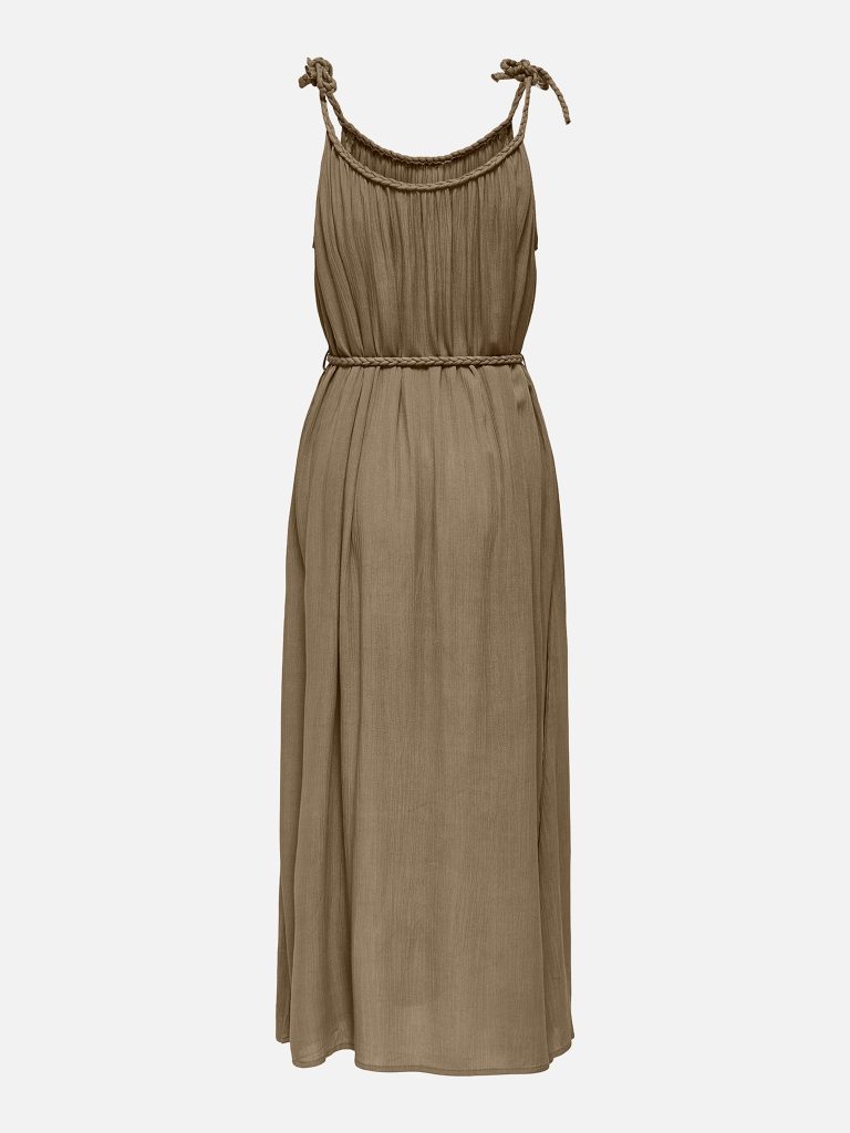 JDYLIVA LIFE STRAP MAXI DRESS PETRIFIED OAK
