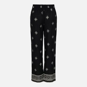 JDYMAGGIE LIFE MW WIDE PANT BLACK PRISTINE - Image 2