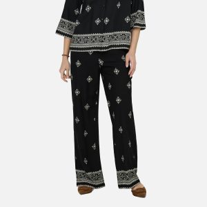 JDYMAGGIE LIFE MW WIDE PANT BLACK PRISTINE - Image 3