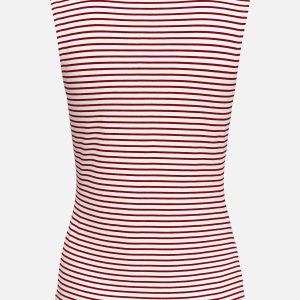 JDYSISSY SL PLACKET TOP CLOUD DANCER RHUBARB – Image 2