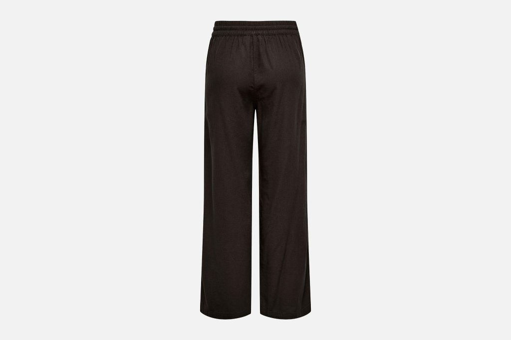 JDYSAY HW LINEN WIDE PANT CHOCOLATE