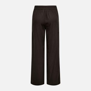 JDYSAY HW LINEN WIDE PANT CHOCOLATE - Image 2