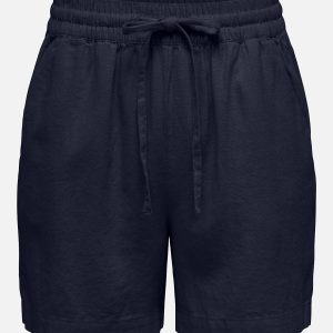 JDYSAY HW LINEN STRING SHORTS SKY CAPTAIN - Image 1