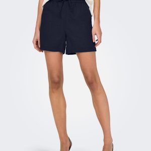 JDYSAY HW LINEN STRING SHORTS SKY CAPTAIN - Image 3