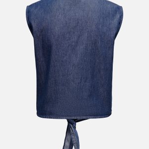 JDYKAI SL SHIRT MED BLUE DENIM - Image 2