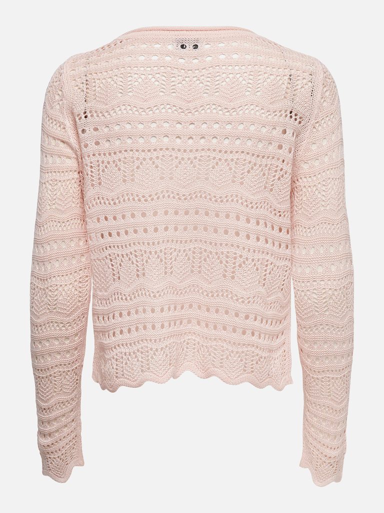 JDYSUN LAY LS BOATNECK PULLOV PINK DOGWOOD