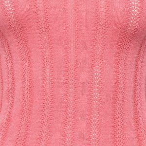JDYBEAUTY SL GLITTER STRUC TOP KNT CALYPSO CORAL – Image 3