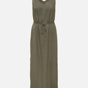 JDYSAY SL LINEN MAXI TIE DRESS KALAMATA - Image 1