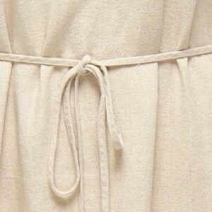 JDYSAY SL LINEN MAXI TIE DRESS OATMEAL – Image 5