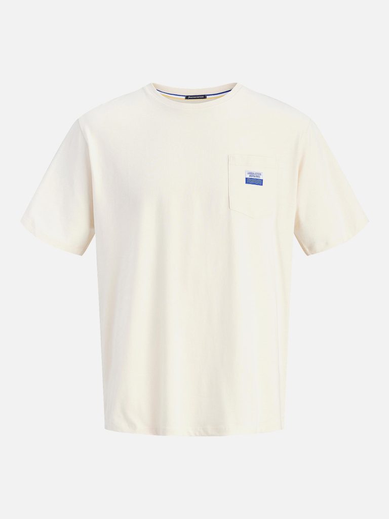 JORBAUMETTES TEE SS CREW ANTIQUE WHITE YELLOW